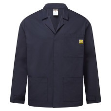 Portwest AS18 Anti-Static ESD Coat, Blue Navy L