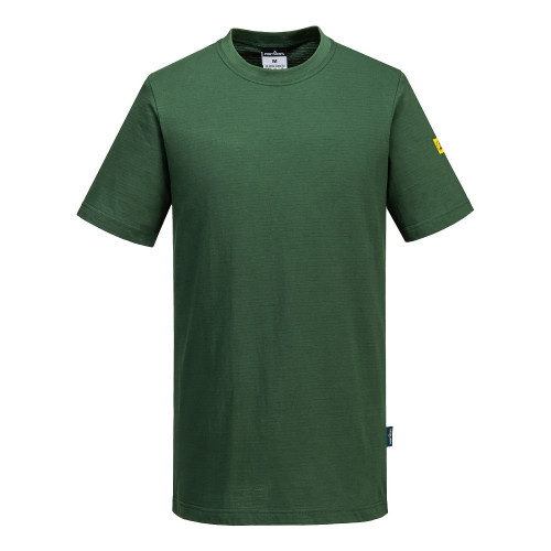 Portwest AS20 Anti-Static ESD T-Shirt S/S, Green L