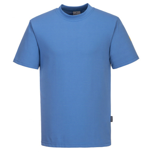 Portwest AS20 Anti-Static ESD T-Shirt S/S, Hamilton Blue M