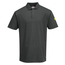 Portwest AS21 Anti-Static ESD Polo Shirt S/S, Grey L