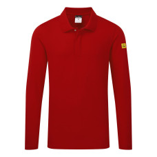 Portwest AS23 Polo ESD - Antistatica, Deep Red L