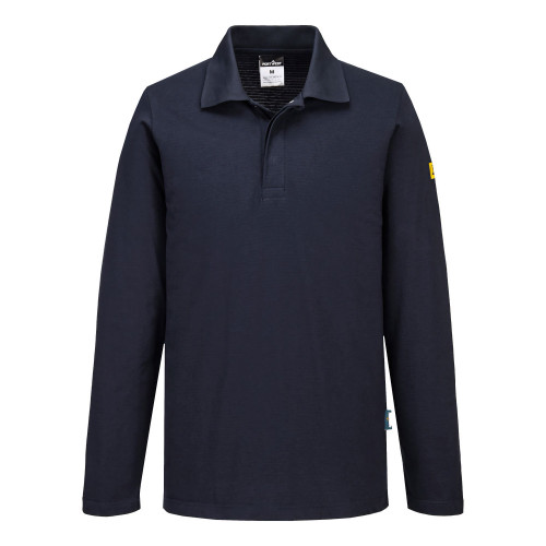 Portwest AS23 Polo ESD - Antistatica, Navy Blue L