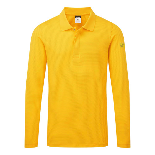 Portwest AS23 Polo ESD - Antistatica, Deep Yellow M