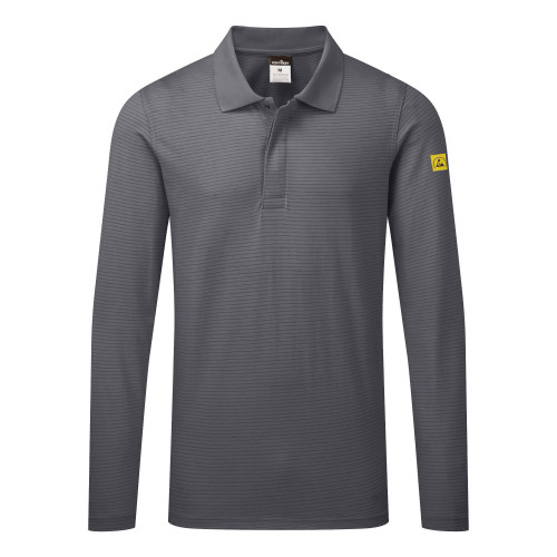 Portwest AS23 Polo ESD - Antistatica, Zoom Grey M