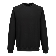 Portwest AS24 Felpa Anti Statica ESD, Nero L