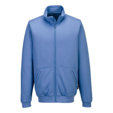 Portwest AS25 - Anti-Static ESD Zip Sweatshirt Blue Hamilton L