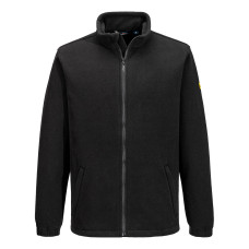 Portwest AS26 Anti-Static ESD Fleece, Black 4XL