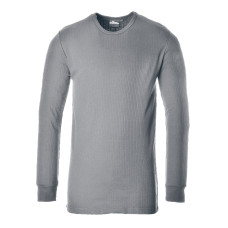 Portwest B123 Long Sleeve Thermal Shirt, Grey
