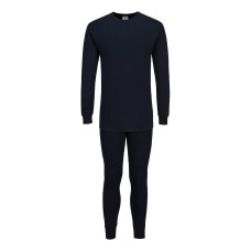 Portwest B127NVR Long Sleeve Thermal Shirt Navy Blue