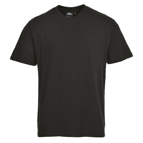 Portwest B195 T-shirt  Black Color 100% Cotton