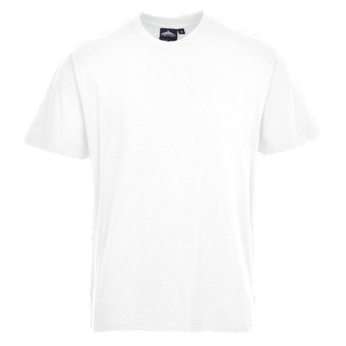 Portwest B195 T-shirt  White Color 100% Cotton