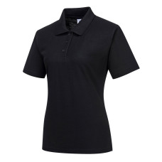 Portwest B209 Polo Donna Napoli, Nero 195g