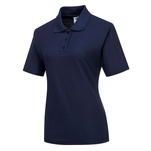Portwest B209 Napoli Women's Polo Shirt, Navy Blue