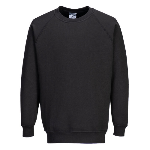 Portwest B300 Roma Sweatshirt, Black 