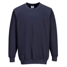 Portwest B300 Roma Sweatshirt, Dark Navy Blue
