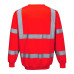 Portwest B303 Hi-Vis Sweatshirt, Red Portwest B303 Hi-Vis Sweatshirt, Red