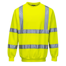 Portwest B303 Hi-Vis Sweatshirt, Yellow