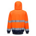 Portwest B316 Hi-Vis Two-Tone Hooded Sweatshirt, Orange/Navy