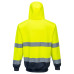 Portwest B317 Hi-Vis Two-Tone Full Zip Hoodie, Yellow/Navy Portwest B317 Hi-Vis Two-Tone Full Zip Hoodie, Yellow/Navy