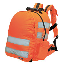Portwest B904 Quick Release High Visibility Backpack, Orange