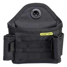 Portwest B921 Modular Trouser Tape Pocket, Black
