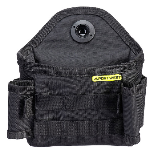 Portwest B921 Modular Trouser Tape Pocket, Black