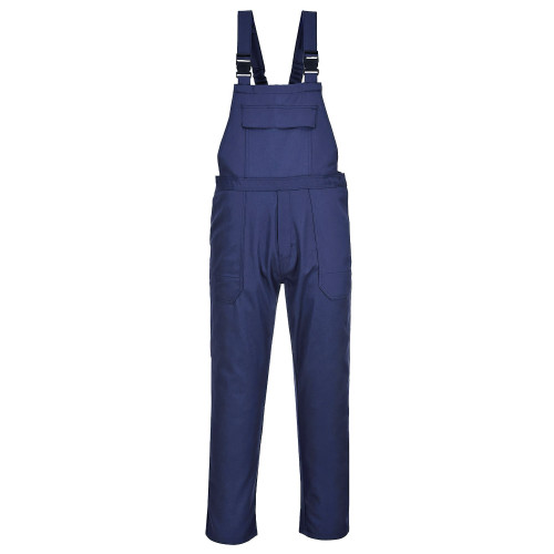 Portwest BIZ4 Bizweld Dungarees, Navy Blue