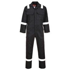 Portwest BIZ5 Bizweld Iona Fire Retardant Suit, Black