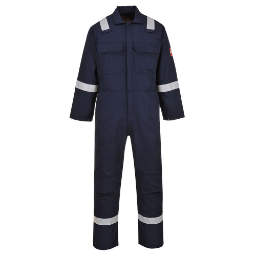 Portwest BIZ5 Bizweld Iona Fire Retardant Suit, Navy Blue