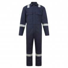Portwest BZ506 Bizweld Hooded Suit, Blue Navy