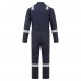 Portwest BZ506 Bizweld Hooded Suit, Blue Navy