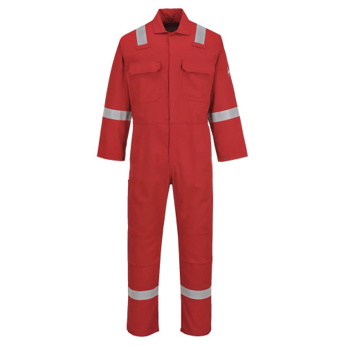 Portwest BZ506 Bizweld Hooded Suit, Red