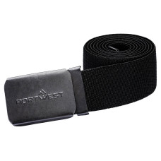 Portwest C105 Elasticated Work Belt, Black
