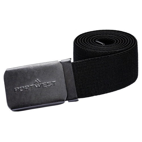 Portwest C105 Cintura da lavoro elasticizzata, Nero