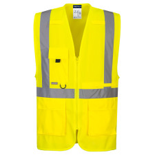Portwest C357 High Vis Executive Vest with Tablet Pocket, Yellow