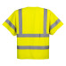 Portwest C372 Zip-Up Half Sleeve Vest, Yellow Portwest C372 Zip-Up Half Sleeve Vest, Yellow