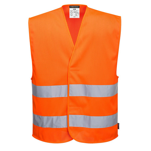 Portwest C374 MeshAir Hi-Vis Vest, Orange