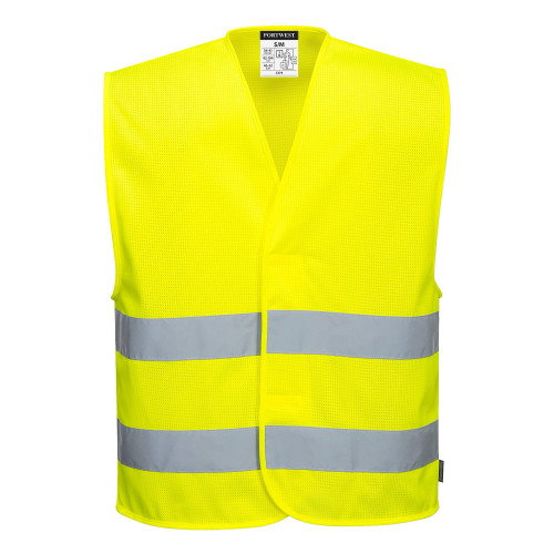 Portwest C374 MeshAir Hi-Vis Vest, Yellow Portwest C374 MeshAir Hi-Vis Vest, Yellow