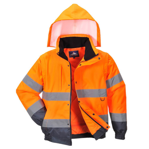 Portwest C468 Bomber 2 in 1 Hi-Vis, Orange
