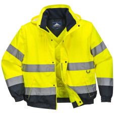 Portwest C468 Bomber 2 in 1 Hi-Vis, Yellow