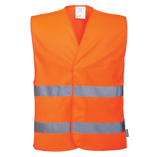 Portwest C474 2-band Hi-Vis Vest, Orange