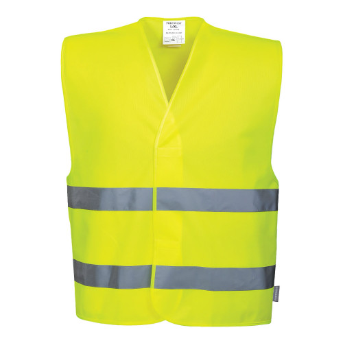 Portwest C474 2 Band Hi-Vis Vest, Yellow