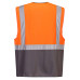 Portwest C476 Warsaw Executive Vest, Orange/Grey Portwest C476 Warsaw Executive Vest, Orange/Grey
