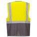 Portwest C476 Warsaw Executive Vest, Yellow/Grey Portwest C476 Warsaw Executive Vest, Yellow/Grey