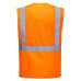 Portwest C496 Executive Madrid Mesh Hi-Vis Vest, Orange Portwest C496 Executive Madrid Mesh Hi-Vis Vest, Orange