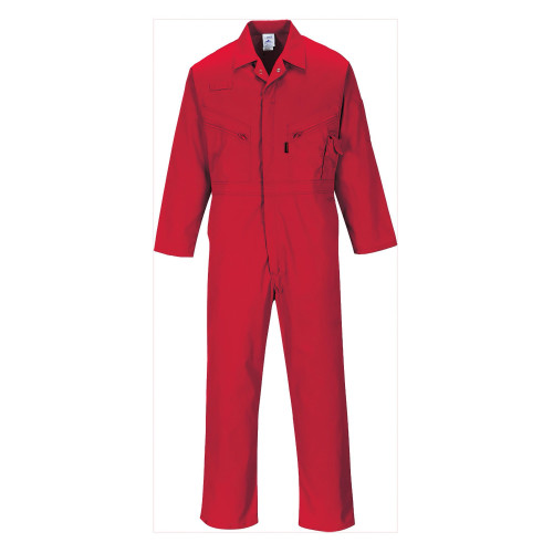 Portwest C813 Liverpool Tracksuit with Zip, Red