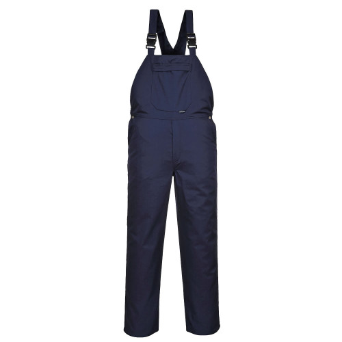 Portwest C875 Burnley Dungarees, Navy Blue
