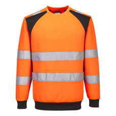 Portwest CD805OBR WX2 Eco Hi-Vis Sweatshirt