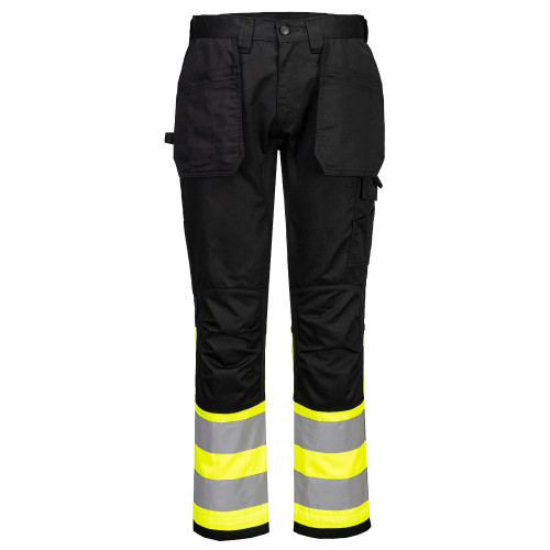 Portwest CD858YBR WX2 Eco Stretch Trousers Yellow/Black