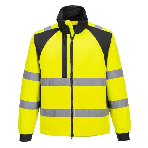 Portwest CD861 WX2 Eco Giacca da lavoro Hi-Vis, Giallo/Nero